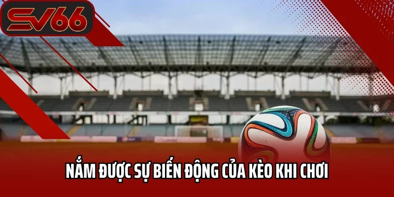 Nắm được sự biến động của kèo khi chơi